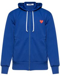 COMME DES GARÇONS PLAY - Hoodie With Logo Patch - Lyst
