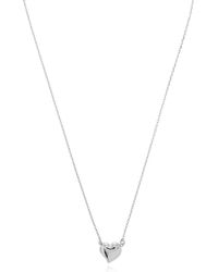 Kate Spade - Necklace With A Heart-Shaped Pendant - Lyst