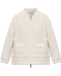 Moncler - Cardigan Made Of Combined Materials - Lyst