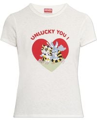 KENZO - T-Shirt With Print - Lyst