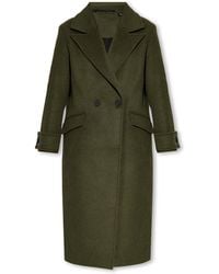 AllSaints - ‘Mabel’ Double-Breasted Coat - Lyst