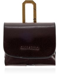 AllSaints - Leather Case For Airpods - Lyst