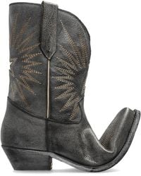 Golden Goose - 'Wish Star' Leather Cowboy Boots - Lyst