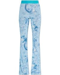 Versace Jeans Couture - Trousers With Flared Legs - Lyst