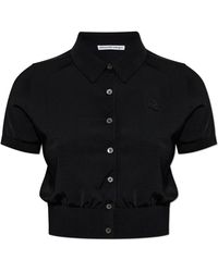 T By Alexander Wang - Short-Sleeved Cardigan - Lyst