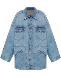DIESEL - "De-Lin" Denim Jacket - Lyst