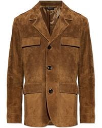 Tom Ford - Suede Blazer - Lyst