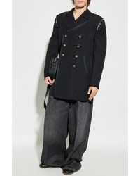Maison Margiela - Short Double-Breasted Coat - Lyst