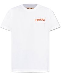 Marni - Logo T-Shirt - Lyst