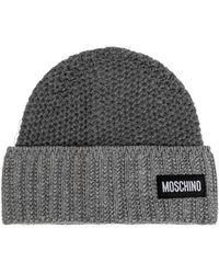 Moschino - Cap With Logo Patch - Lyst