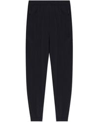 Moncler - Trousers With Logo Patch - Lyst
