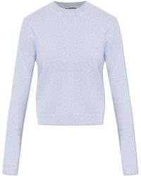 Jil Sander - Wool Sweater With A Crew Neck - Lyst