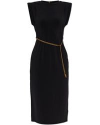 MICHAEL Michael Kors - Dress With Decorative Chain - Lyst