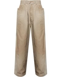 Balenciaga - Trousers With A Worn Effect, - Lyst
