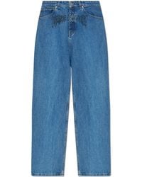 Vetements - Jeans With Logo - Lyst