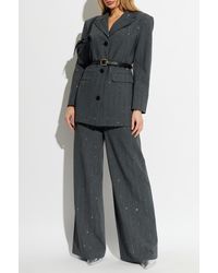 Self-Portrait - Blazer With Shimmering Sequins - Lyst
