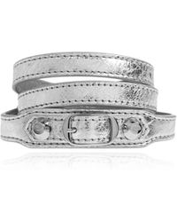 Balenciaga - Leather Bracelet - Lyst