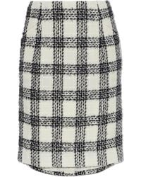 Vetements - Asymmetrical Tweed Skirt - Lyst