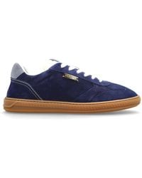 Versace - Greca Suede Sneakers - Lyst