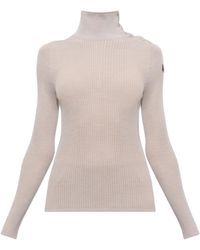 Moncler - Wool Turtleneck With Stand-Up Collar - Lyst