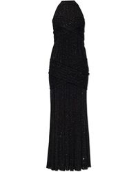 Balmain - Dress With Shimmering Sequins - Lyst
