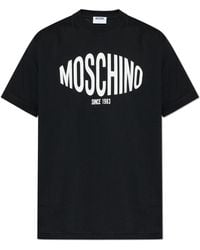 Moschino - T-Shirt With Printed Logo - Lyst