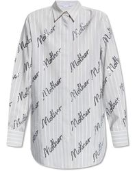 Stella McCartney - Shirt With Shimmering Sequins - Lyst