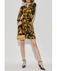Versace Jeans Couture - Pleated Skirt With "Barocco" Print - Lyst