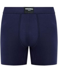 DSquared² - Boxers With Logo Patch - Lyst