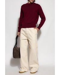 Ami Paris - Wool Sweater With Logo - Lyst