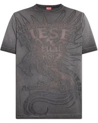 DIESEL - T-Shirt 'T-Rawjust-Aa1' - Lyst