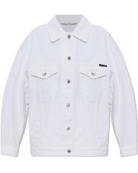 Dolce & Gabbana - Loose-Fit Denim Jacket - Lyst