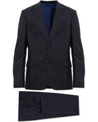 Paul Smith - Wool Suit With Pinstripe Pattern - Lyst