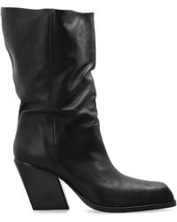 Yuzefi - 'Delavar Slouch' Heeled Knee-High Boots - Lyst