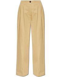 TOTEME - Pleated Trousers - Lyst