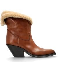 Chloé - 'Azelan' Heeled Ankle Boots - Lyst