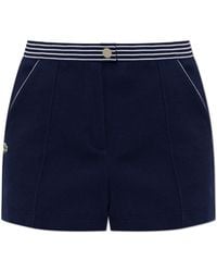 Lacoste - Shorts With Logo Patch - Lyst