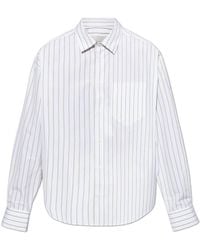 Ami Paris - Shirt With A Stripe Pattern - Lyst