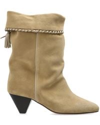 Isabel Marant - Suede Heeled Ankle Boots 'Dalby' - Lyst