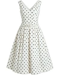Self-Portrait - Dress With Polka Dot Pattern - Lyst