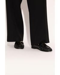 Fendi - Leather Loafers - Lyst