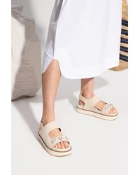 ganni flat sandals