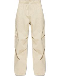 KENZO - Loose-Fit Cotton Trousers - Lyst