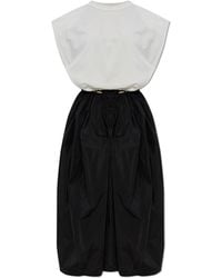 Fabiana Filippi - Dress Made Of Combined Materials - Lyst