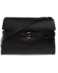 Moschino - Leather Shoulder Bag - Lyst