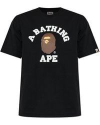 A Bathing Ape - T-Shirt With Logo - Lyst