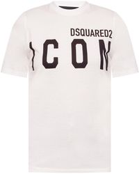 DSquared² Printed T-shirt - White