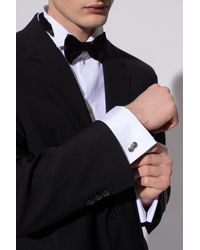 Lanvin Textured Cufflinks in Silver for Men Mens Accessories Cufflinks Metallic 