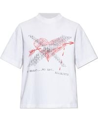 AllSaints - T-Shirt 'Heartache' - Lyst