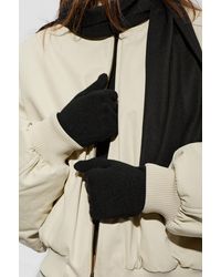 Moschino - Gloves With Logo Patch - Lyst